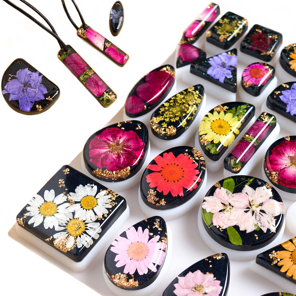 Resin Art Stone - Time Stone Pendant Silicone Mold DIY