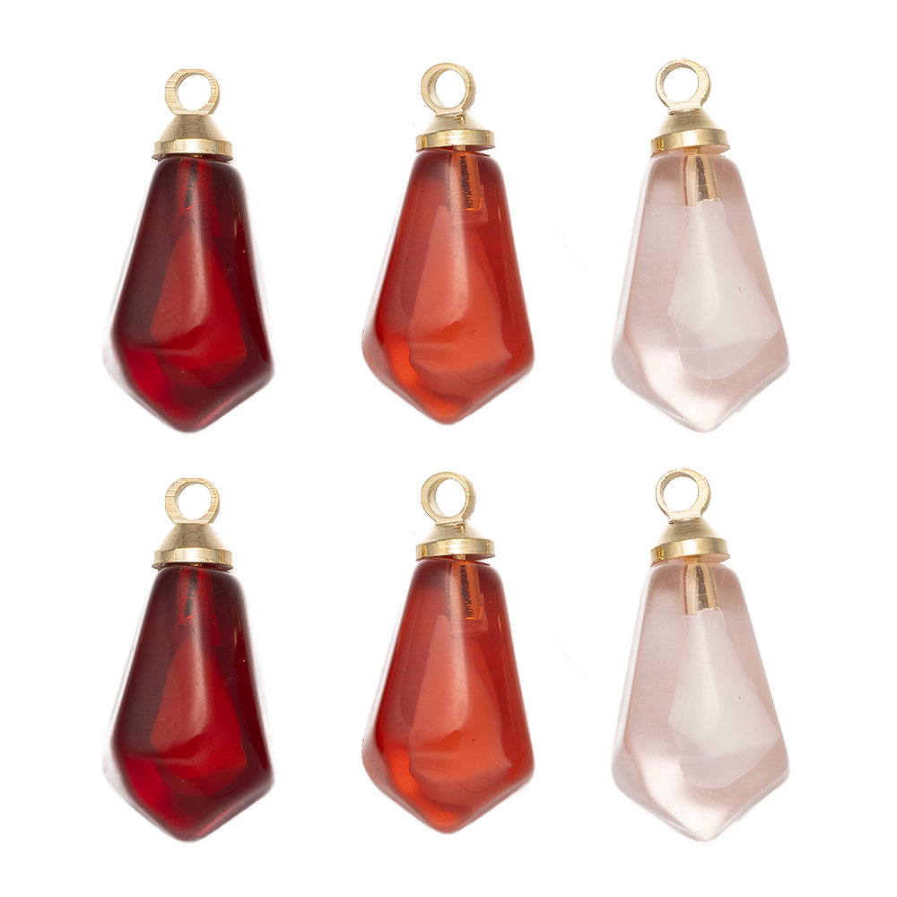 Resin Art Accessories - 10pcs/Lot Fruit Pomegranate Seed Pendant For
