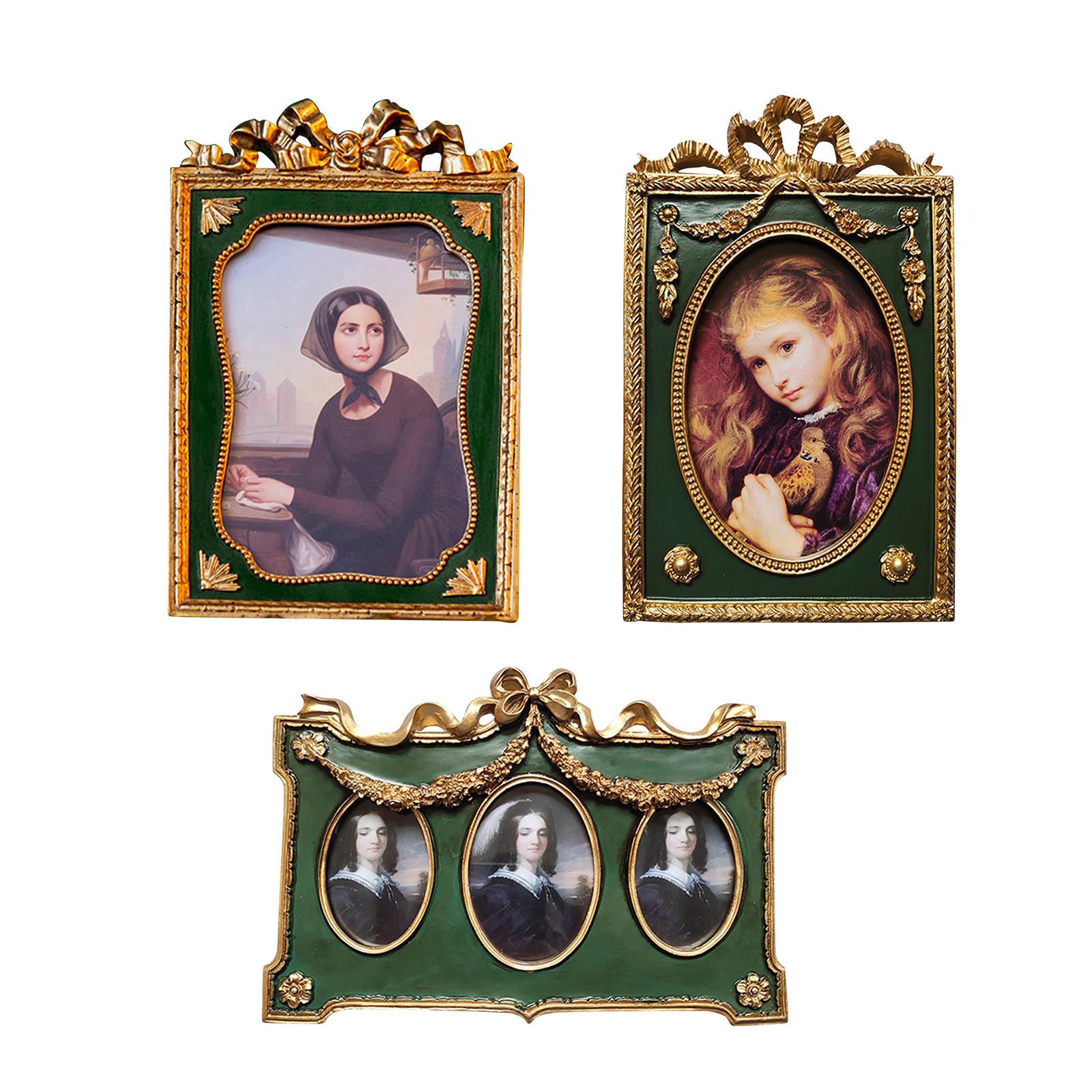 Resin Art Photo Frame - Antique Resin Photo Display Frame Tabletop