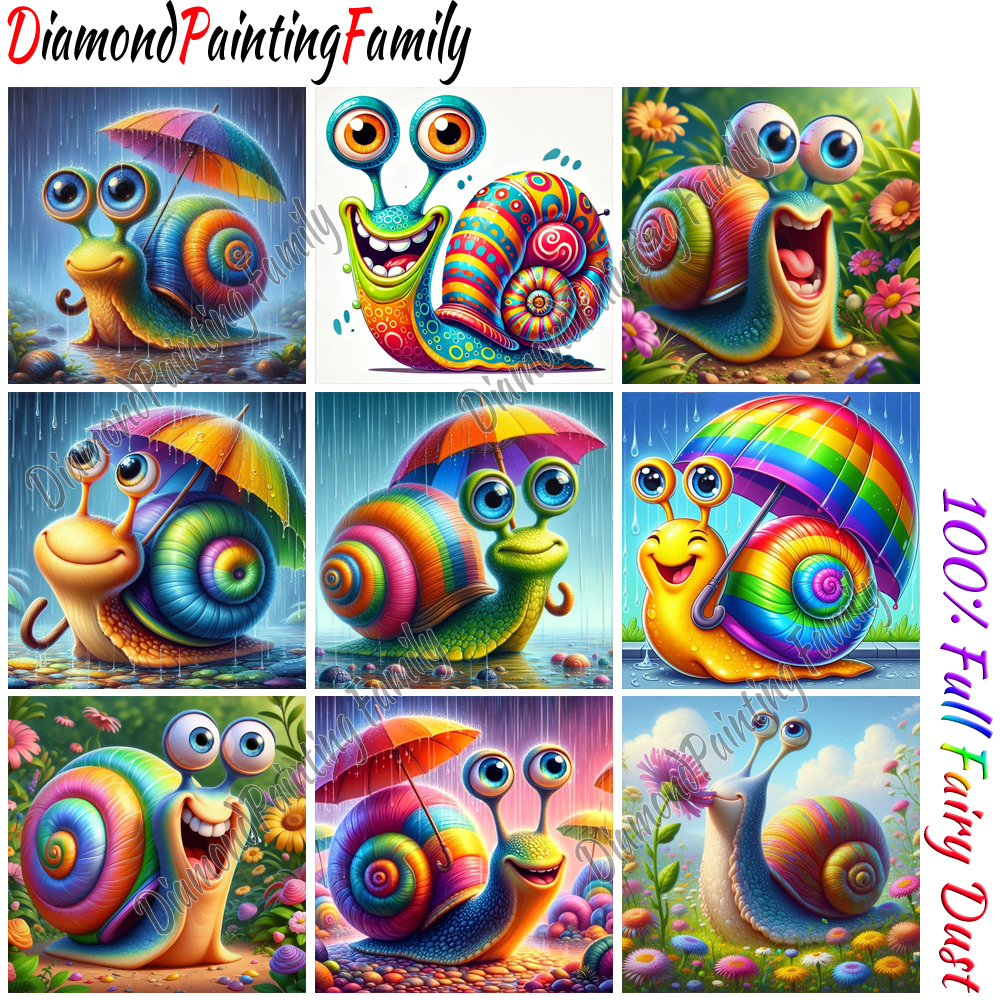 Resin Art Painting - Diamond Painting Family Full Fairy Dust
