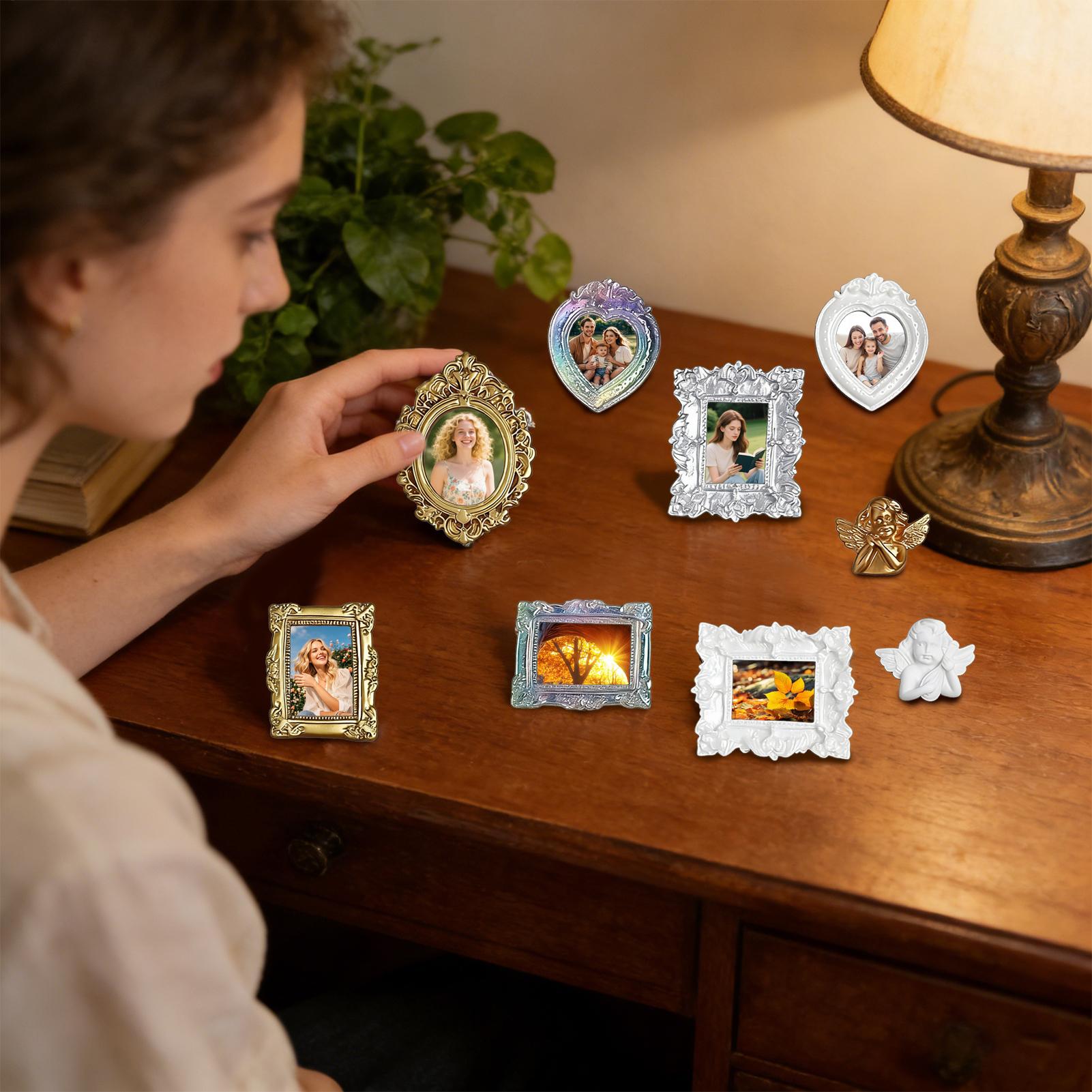 9 Pcs Miniature Picture Frame  – Resin Art Photo Frame recenzja i cena