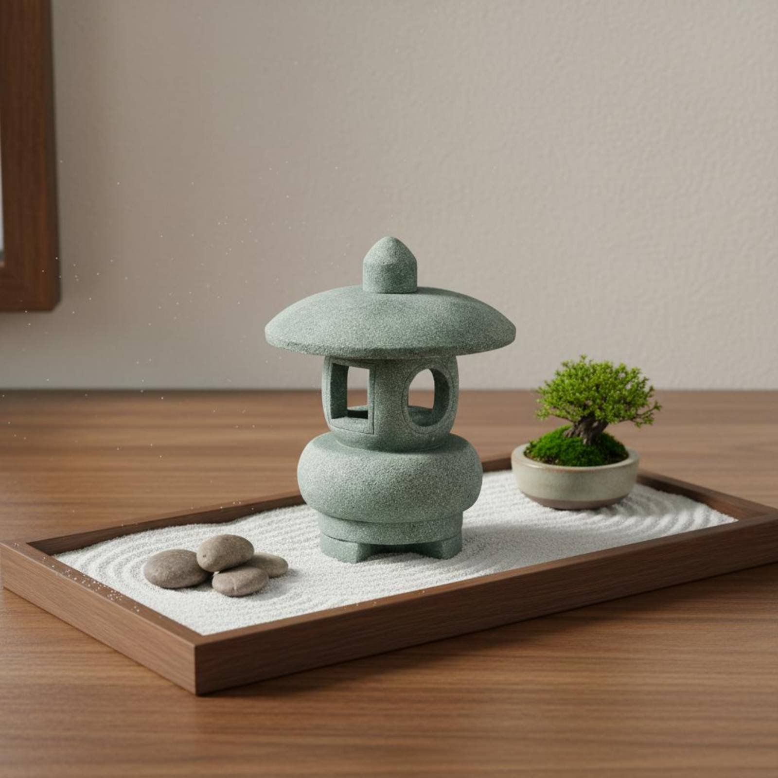 Miniature Stone Lantern Antiqu – Resin Art Stone recenzja i cena