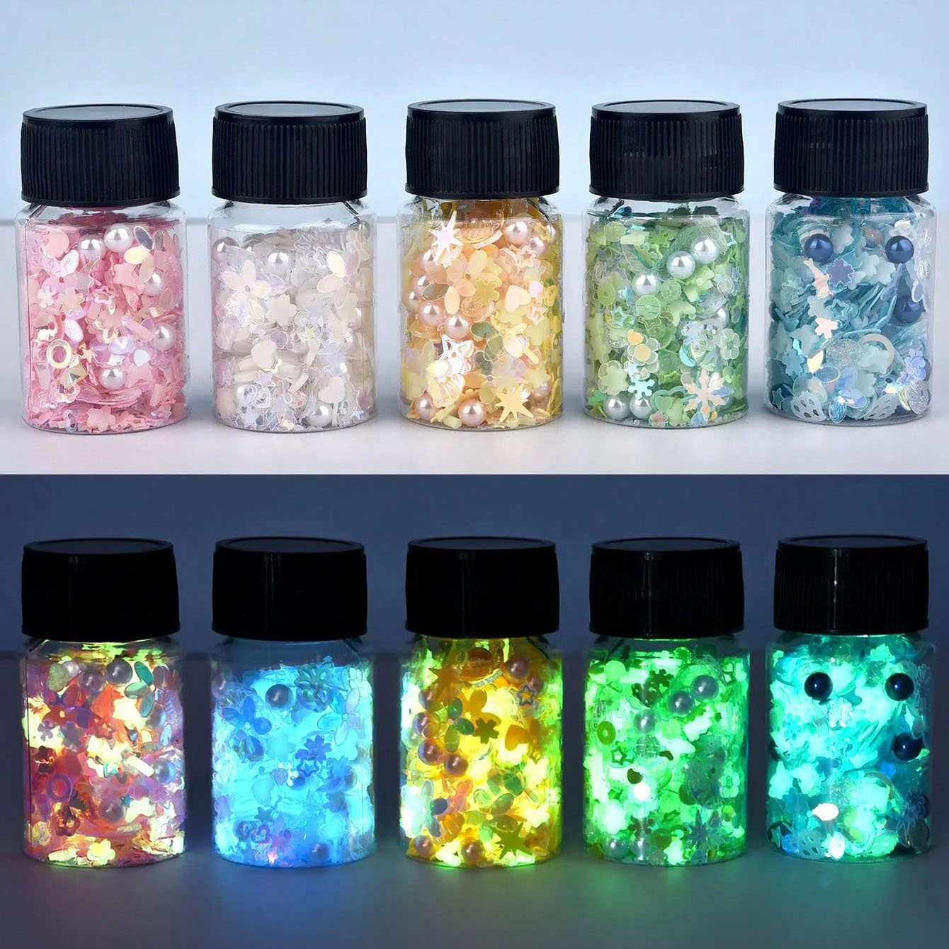 1Pcs Mixed Luminous Soft Clay  – Resin Art Heart recenzja i cena