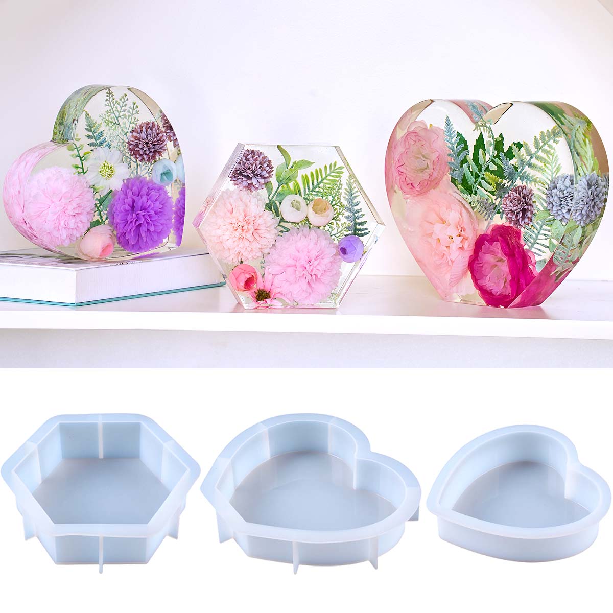 Large Love Silicone Mold DIY H – Resin Art Heart recenzja i cena
