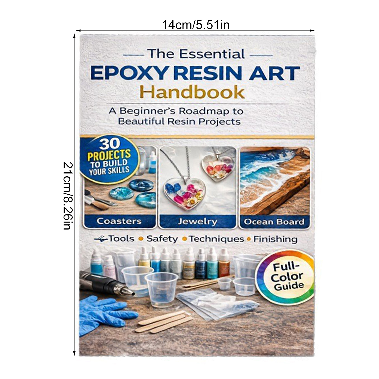 Epoxy Resin Art Handbook Begin – Resin Art Guide Book recenzja i cena