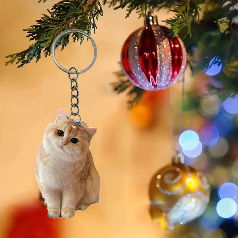 Black And White Cat Keychain 2 – Resin Art Keychain Design recenzja i cena