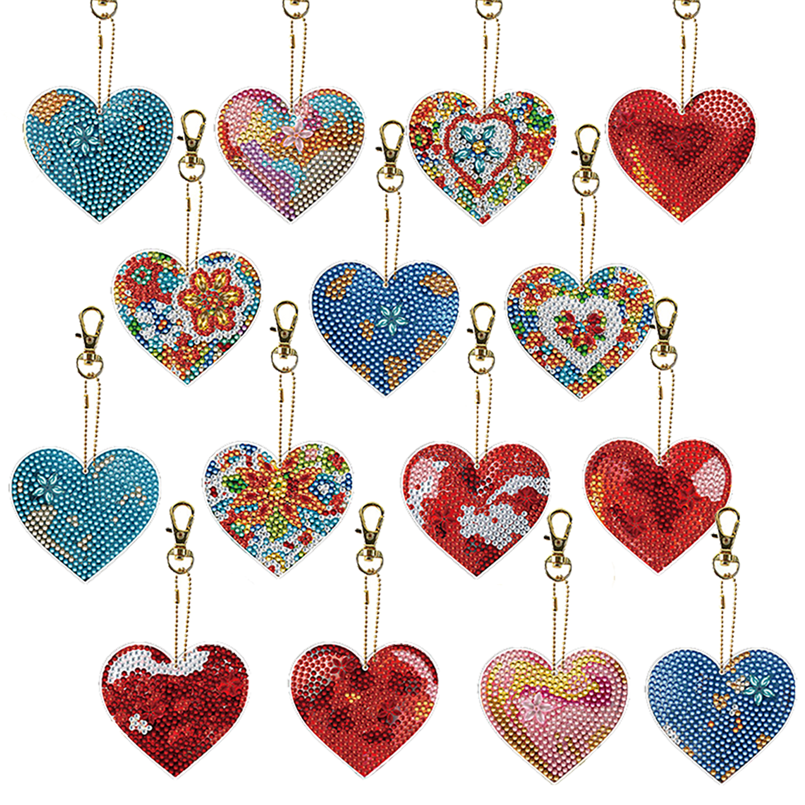 15Pcs Heart DiY Double-Sided D – Resin Art Heart recenzja i cena