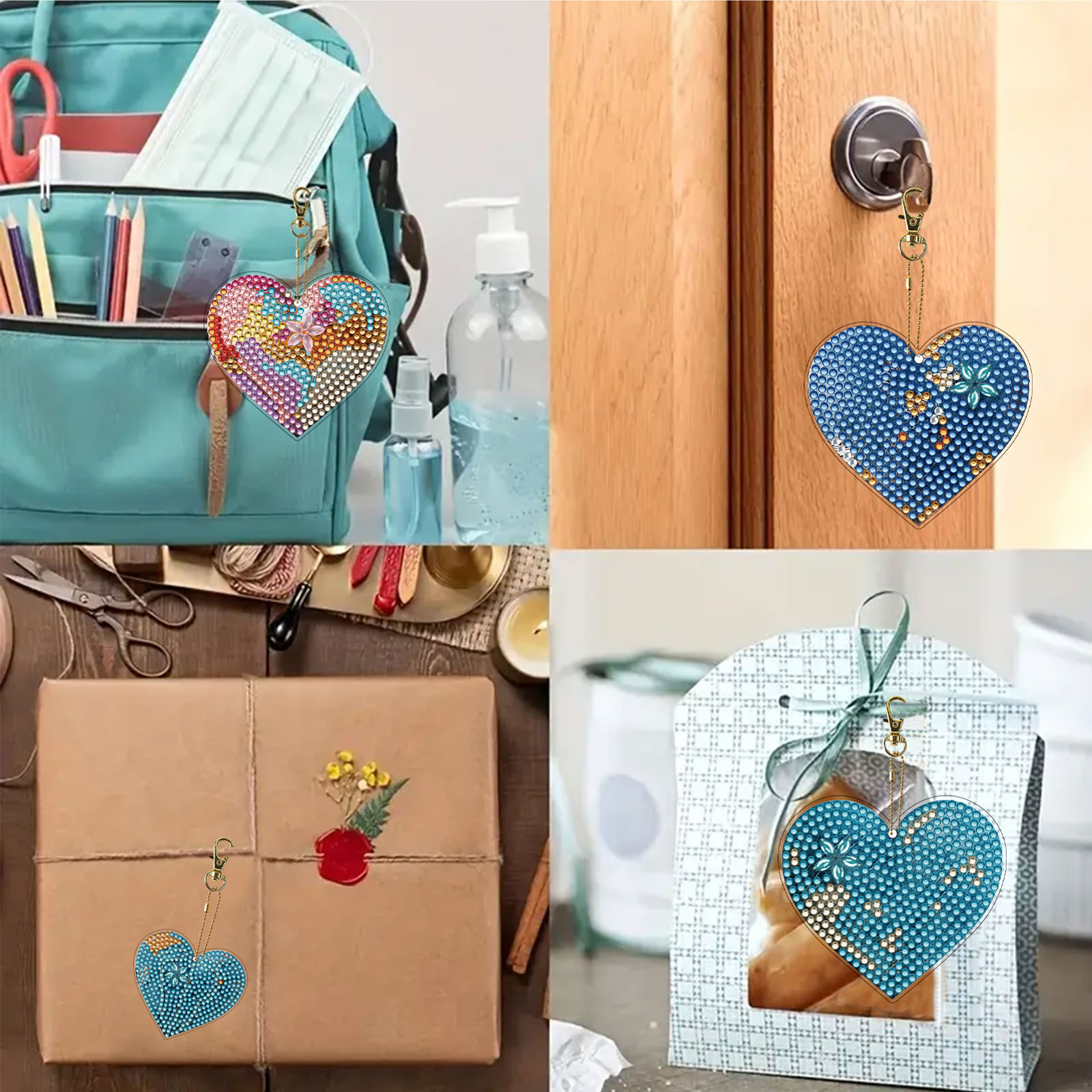 15Pcs Heart DiY Double-Sided D – Resin Art Heart recenzja i cena