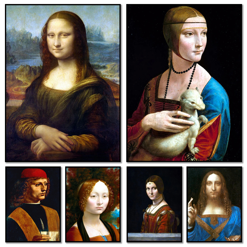 Famous Leonardo Da Vinci Artwo – Resin Art Painting recenzja i cena