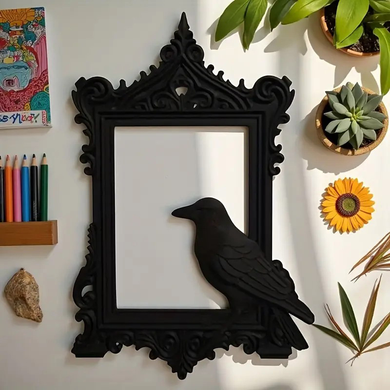 Decorations HaLLoween Crow Bat – Resin Art Photo Frame recenzja i cena