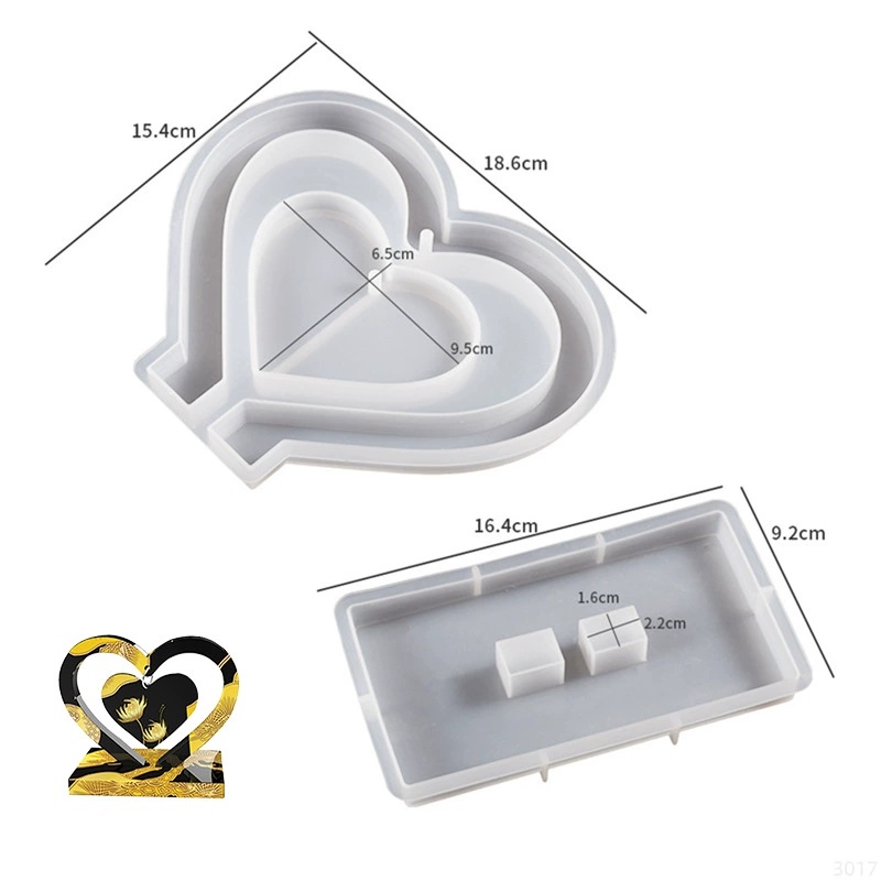 Letter Mm Epoxy Resin Silicone – Resin Art Heart recenzja i cena