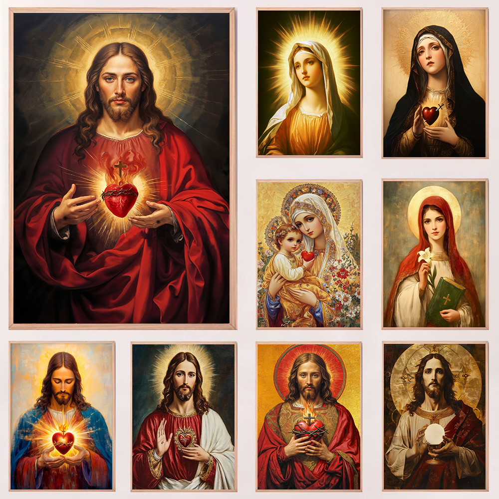 Christian Sacred Heart Jesus A – Resin Art Heart recenzja i cena