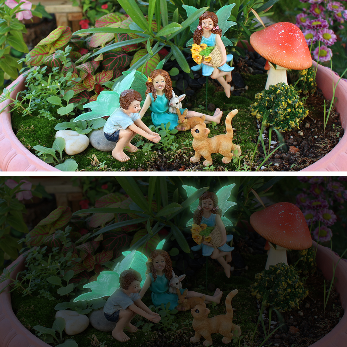 4pc Flower Fairy and Animal Pa – Resin Art And Decor recenzja i cena