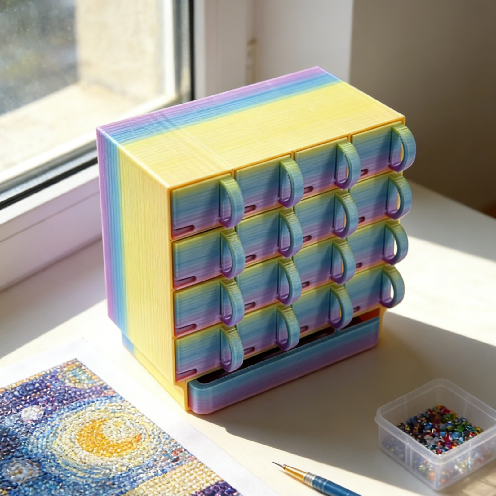 Portable Container Diamond Pai – Resin Art Painting recenzja i cena