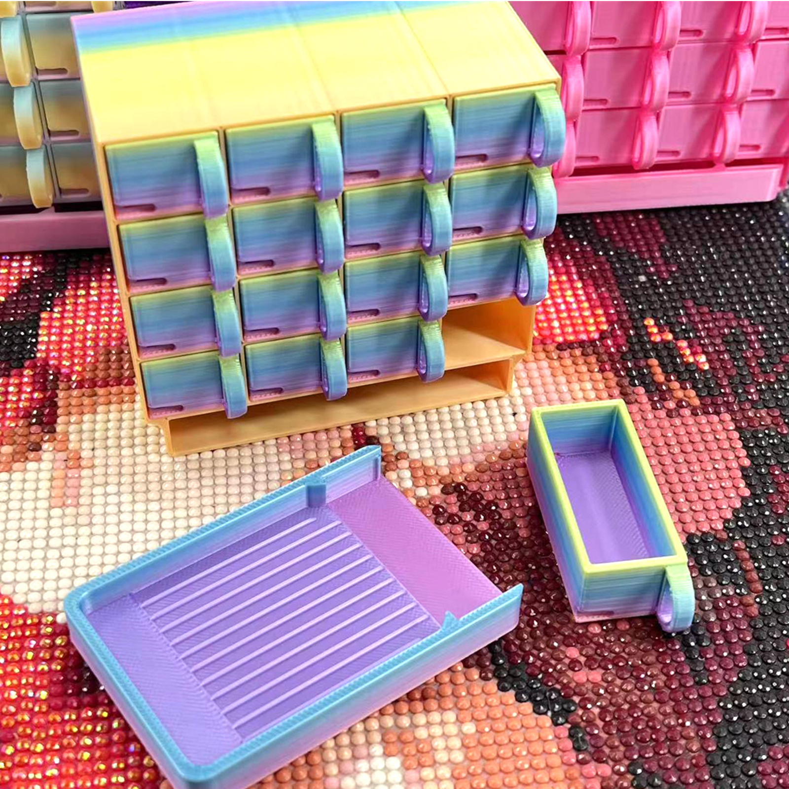 Portable Container Diamond Pai – Resin Art Painting recenzja i cena