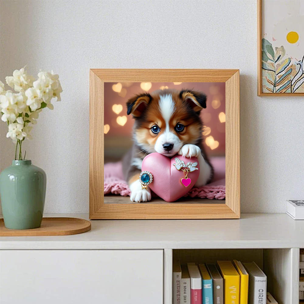 1pc frameless  5D DIY Diamond  – Resin Art Heart recenzja i cena