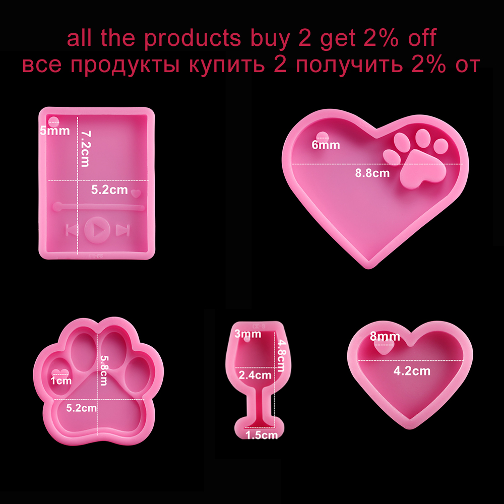 Cat Bear Paw Dog Bone Tag Pend – Resin Art Heart recenzja i cena