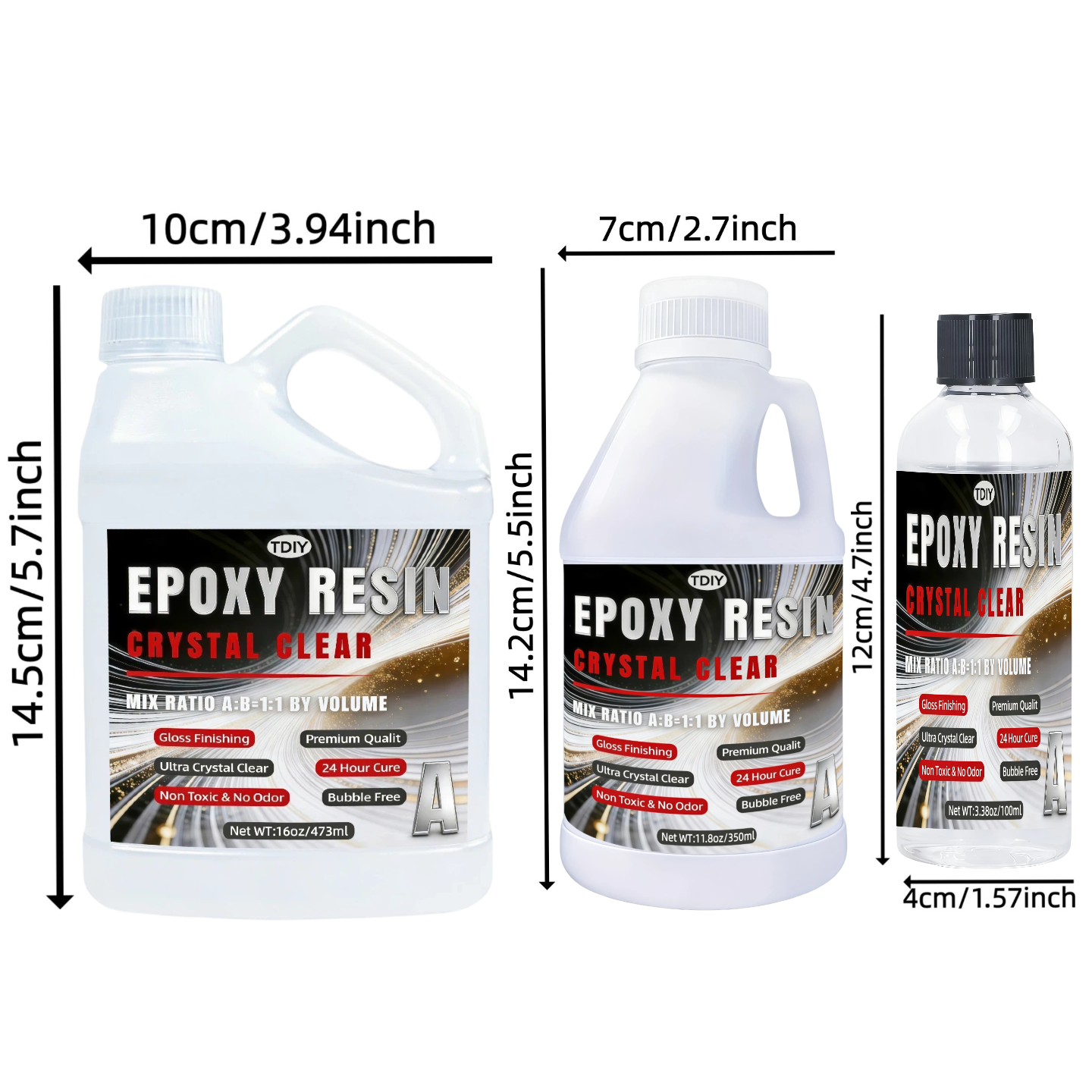1:1 Crystal Clear Epoxy Resin  – Resin Art Stone recenzja i cena