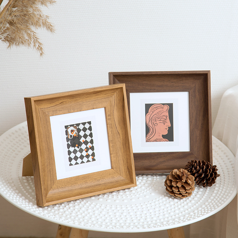 Minimalist Square Photo Frame  – Resin Art Photo Frame recenzja i cena