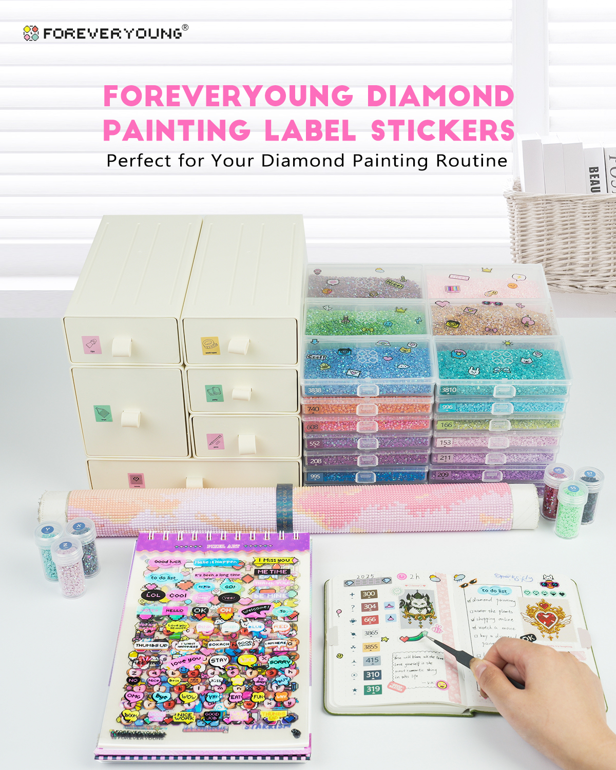 Diamond Painting Label Sticker – Resin Art Guide Book recenzja i cena