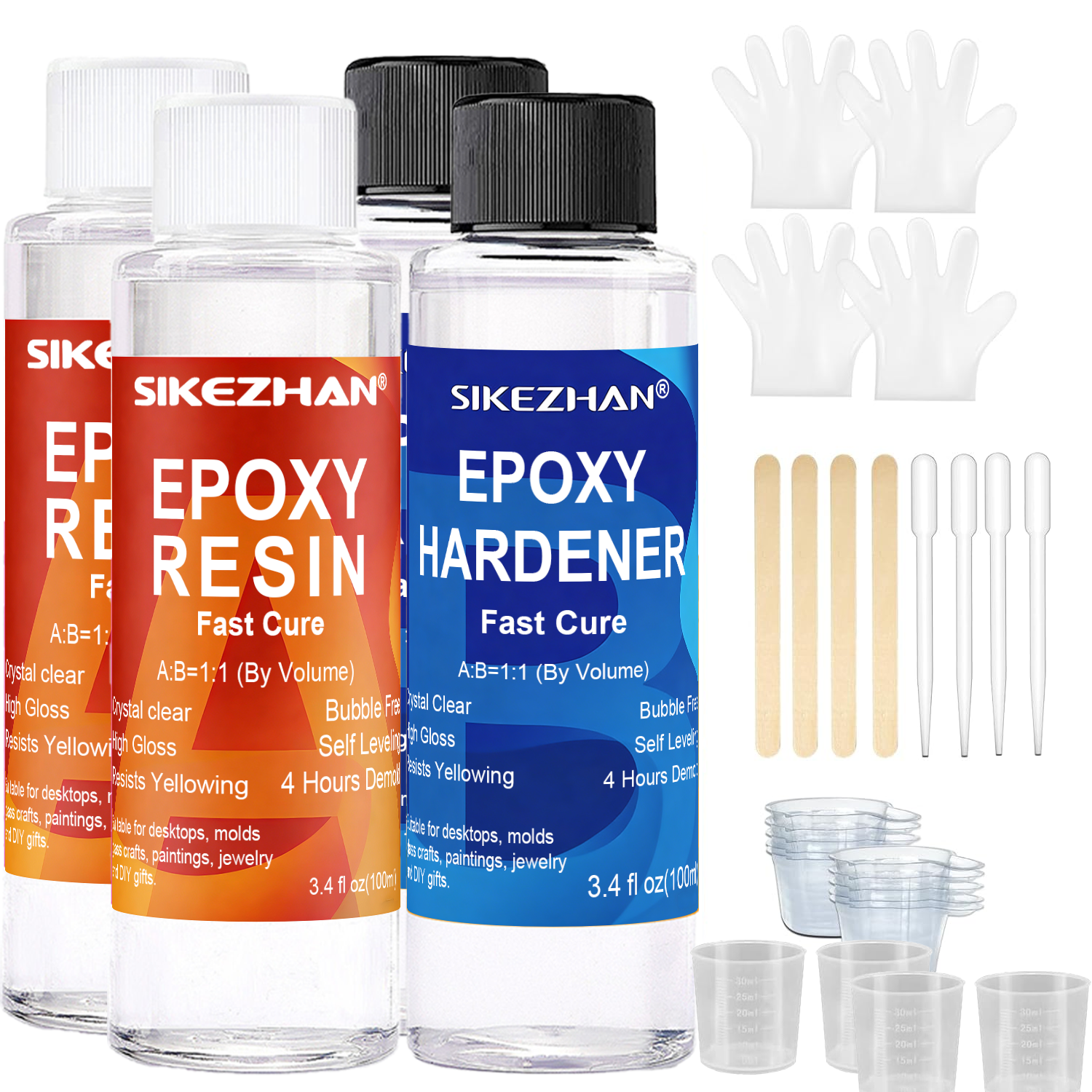 Clear Epoxy Resin AB Glue Hard – Resin Art Stone recenzja i cena
