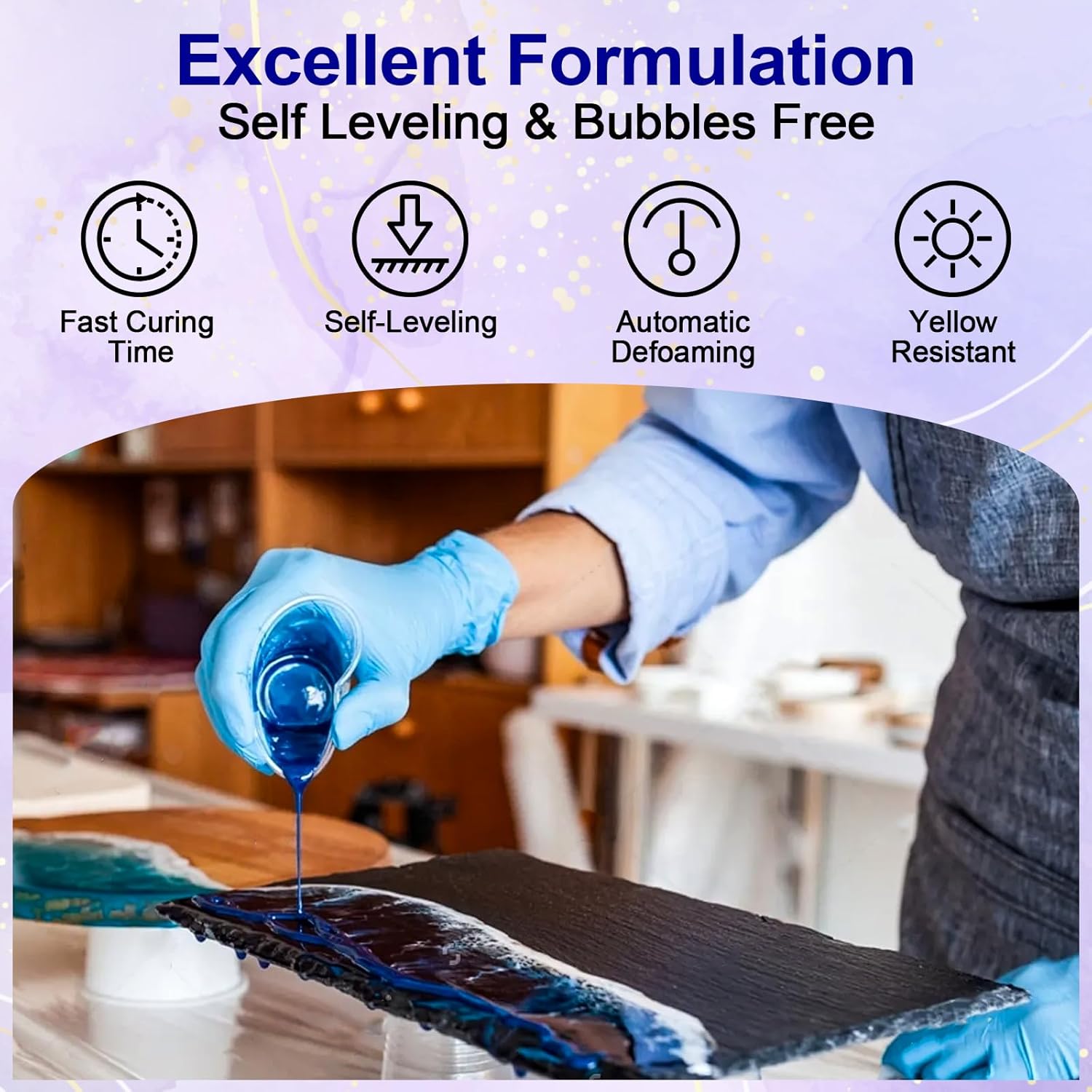 Clear Epoxy Resin AB Glue Hard – Resin Art Stone recenzja i cena