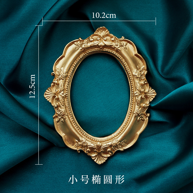 Golden Retro Photo Frame Nail  – Resin Art Photo Frame recenzja i cena