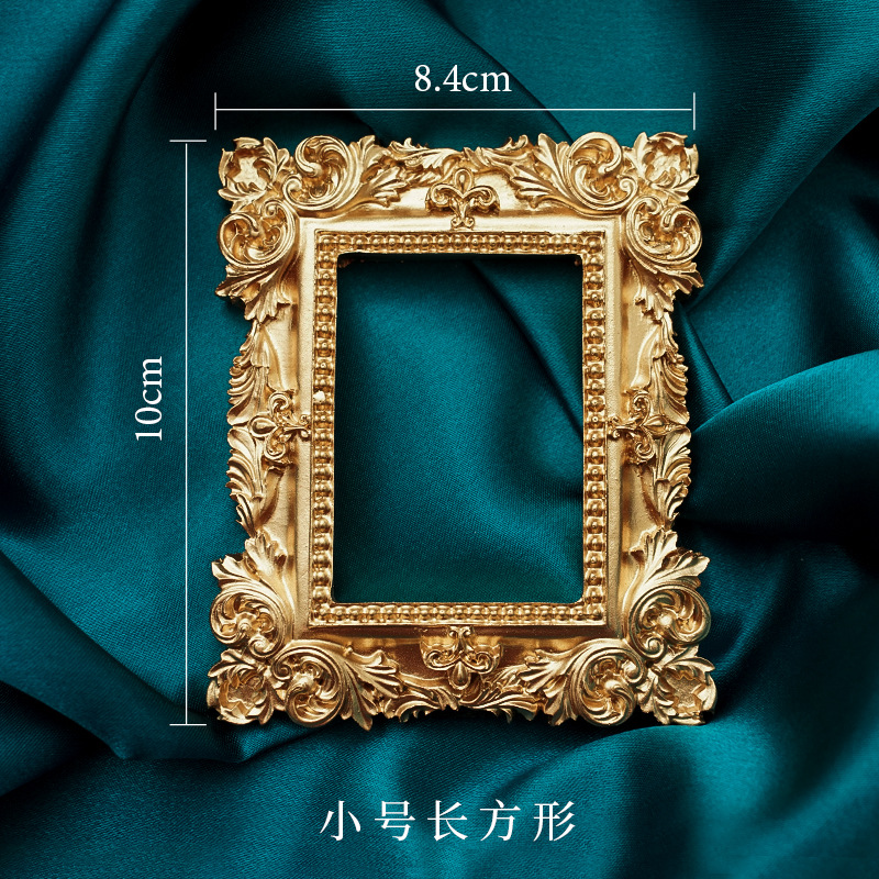 Golden Retro Photo Frame Nail  – Resin Art Photo Frame recenzja i cena