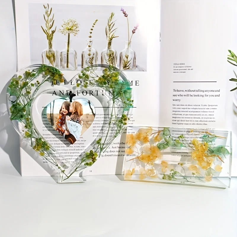 Heart Resin Molds, 2 Pieces Lo – Resin Art Photo Frame recenzja i cena