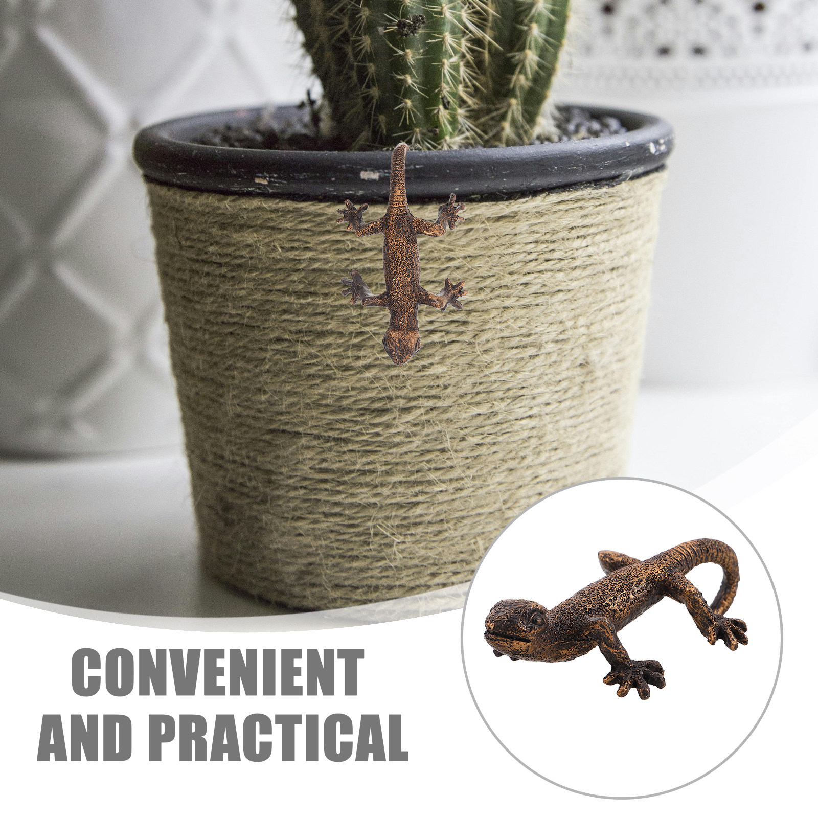 Gecko Wall Hanging Garden Deco – Resin Art And Decor recenzja i cena