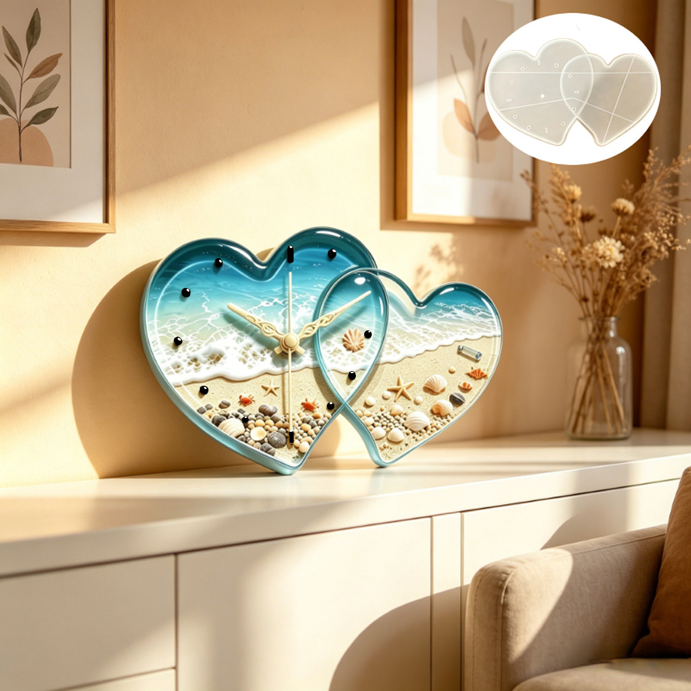 Love connected heart shape clo – Resin Art Heart recenzja i cena