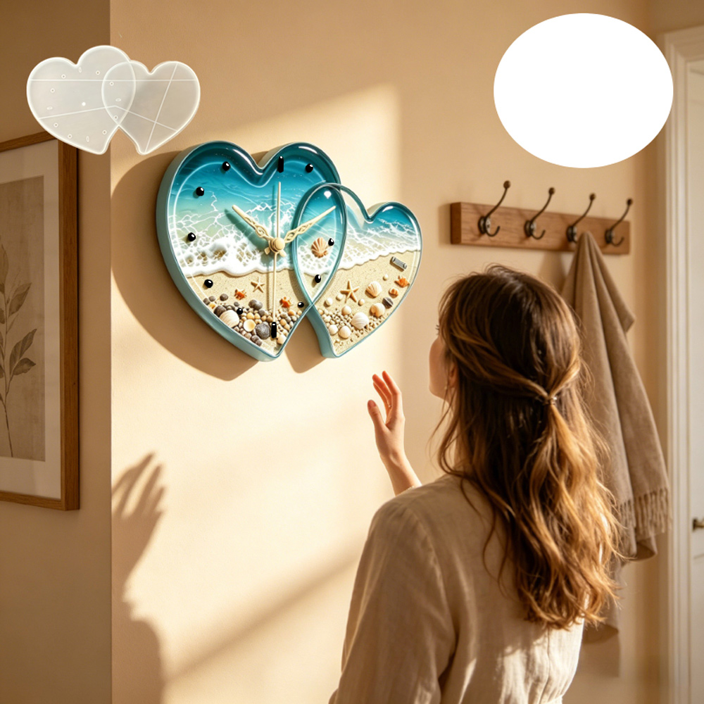 Love connected heart shape clo – Resin Art Heart recenzja i cena