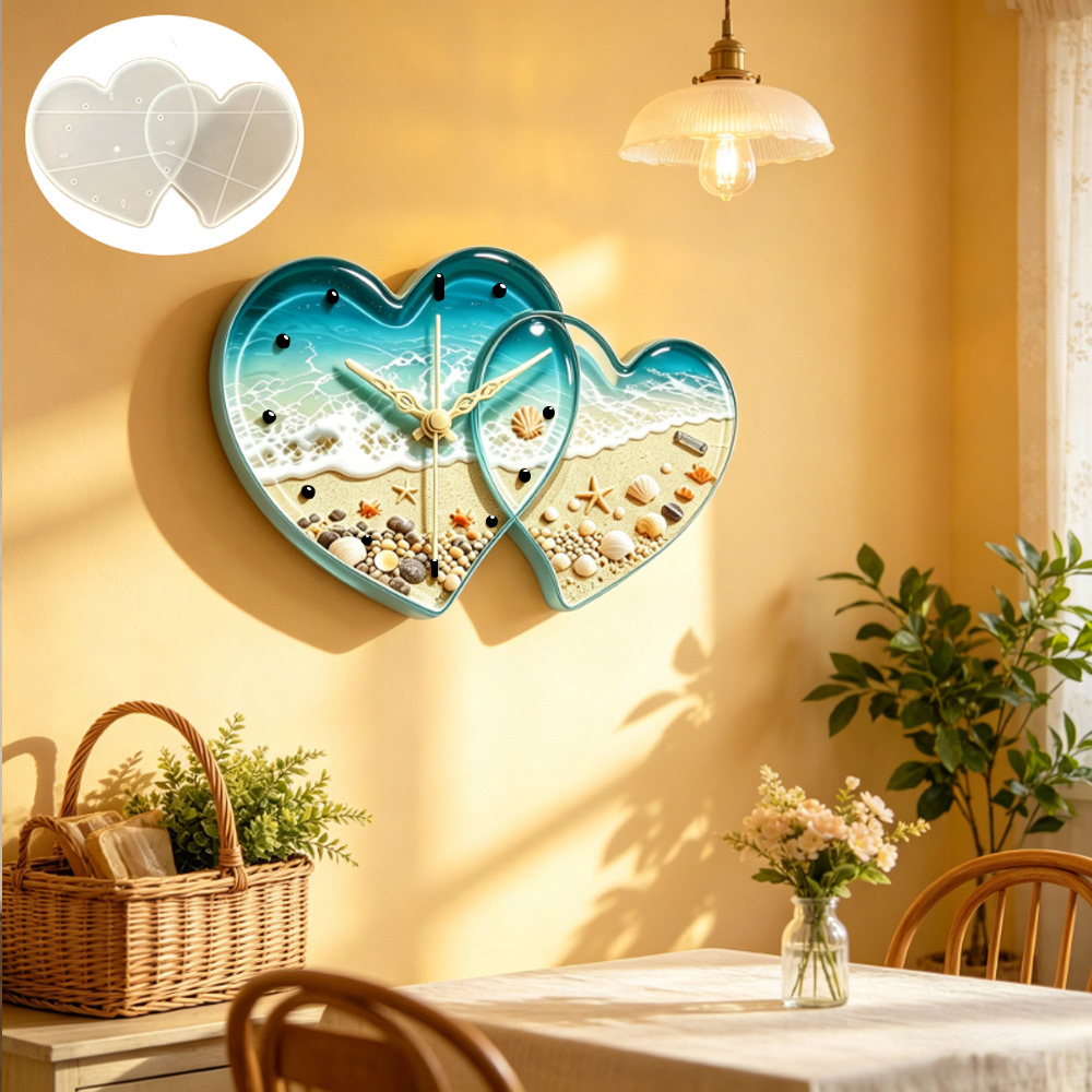 Love connected heart shape clo – Resin Art Heart recenzja i cena