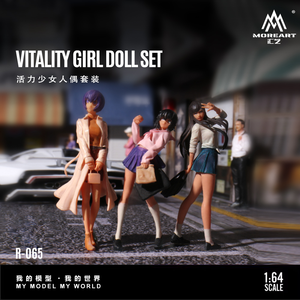More Art 1:64 Dynamic Girl Dol – Resin Art And Decor recenzja i cena