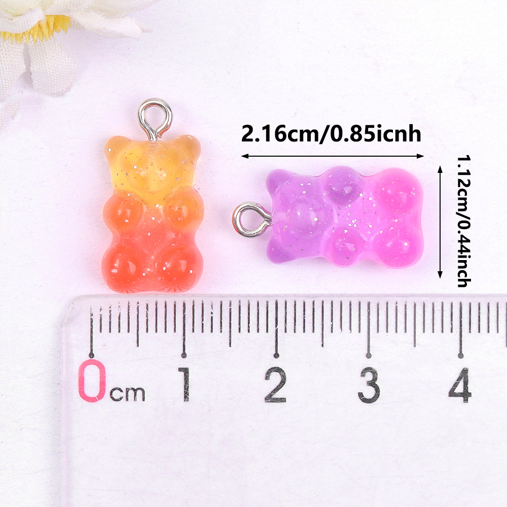 60pcs Dual Color Resin Bear Sh – Resin Art Accessories recenzja i cena