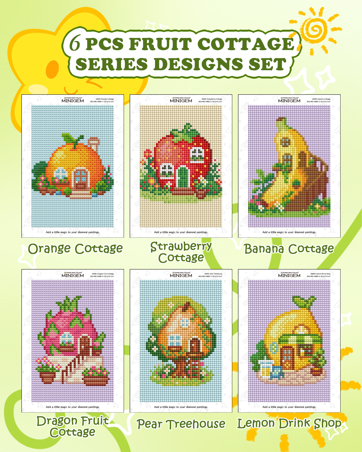 Forever Young Minigem 6PCS Fru – Resin Art Painting recenzja i cena