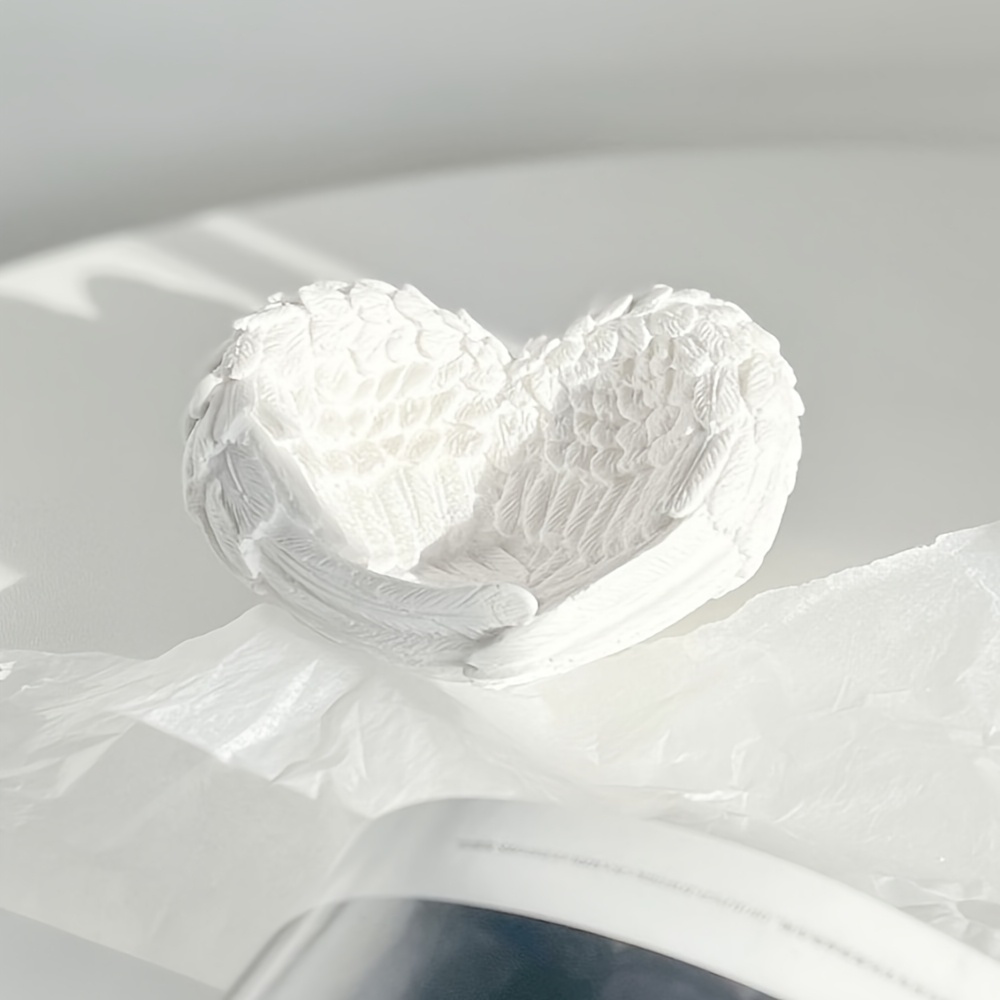 1pc Angel Wing Heart Silicone  – Resin Art Heart recenzja i cena