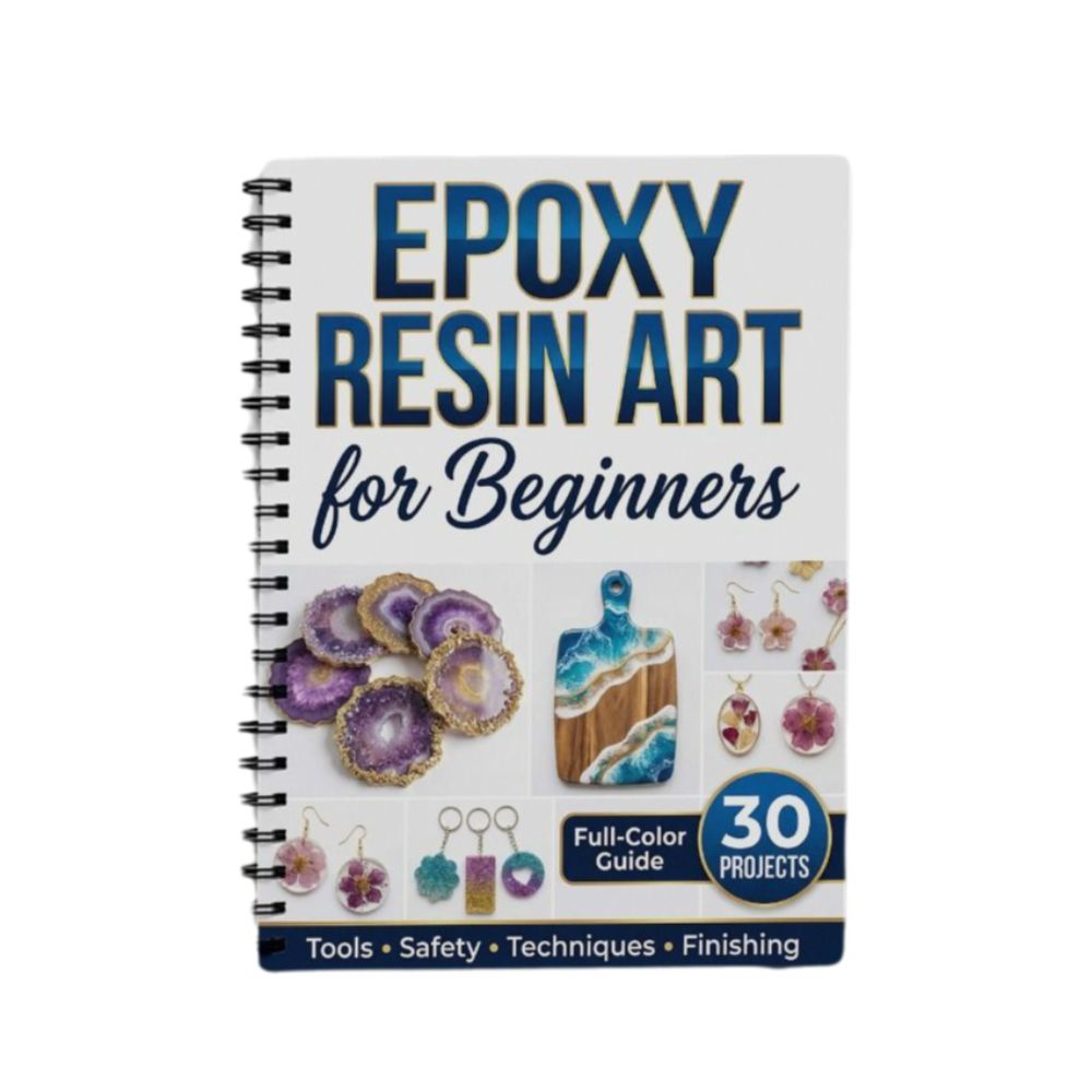 Step-by-Step Epoxy Resin Art H – Resin Art Guide Book recenzja i cena