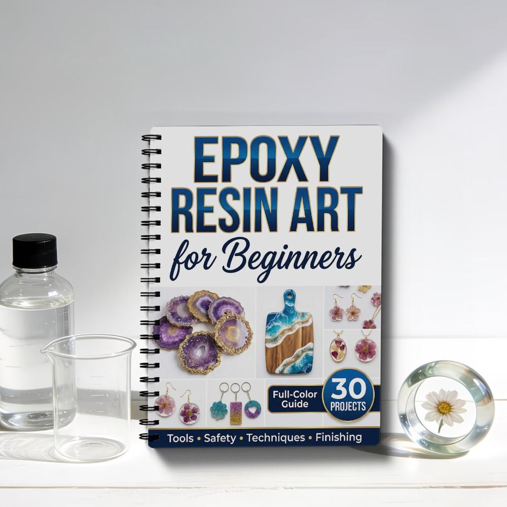 Step-by-Step Epoxy Resin Art H – Resin Art Guide Book recenzja i cena