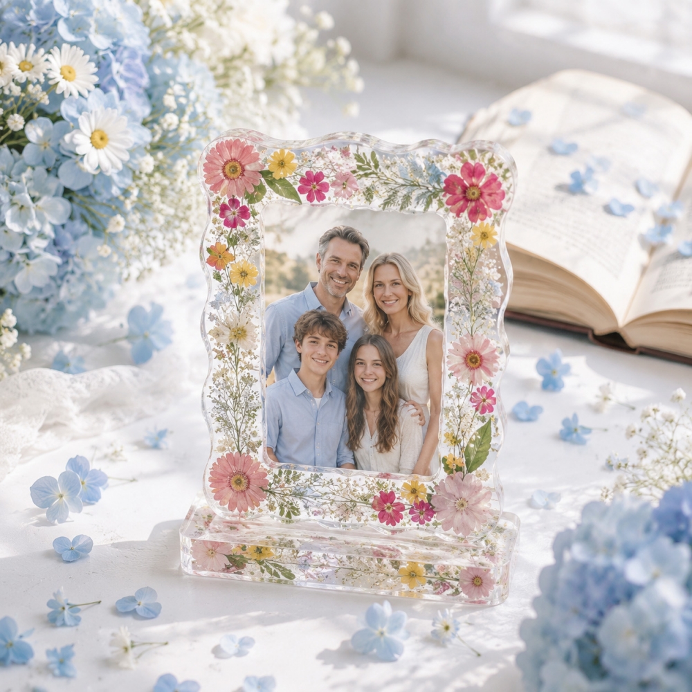 S0305 Love Heart Shell Photo F – Resin Art Photo Frame recenzja i cena