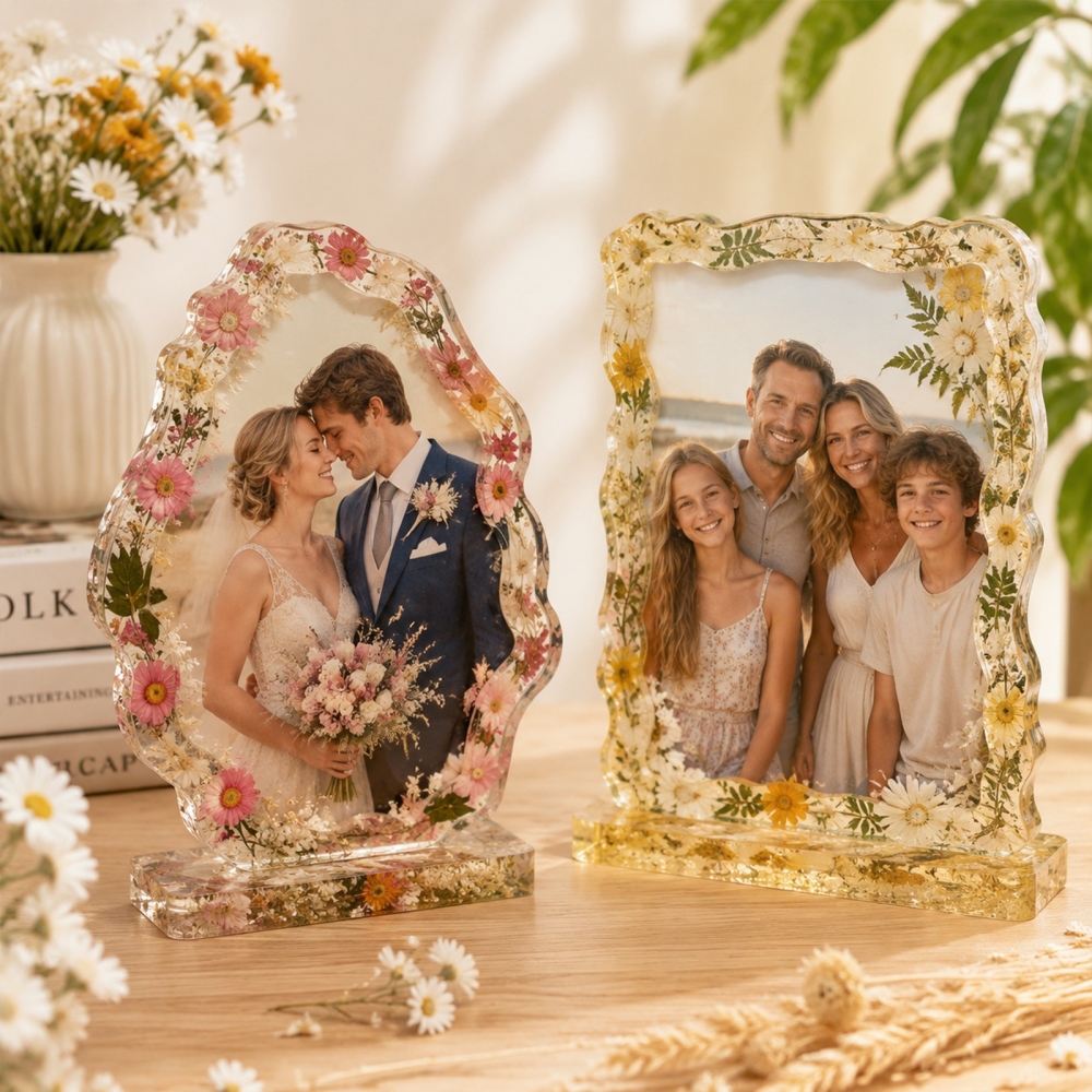 S0305 Love Heart Shell Photo F – Resin Art Photo Frame recenzja i cena