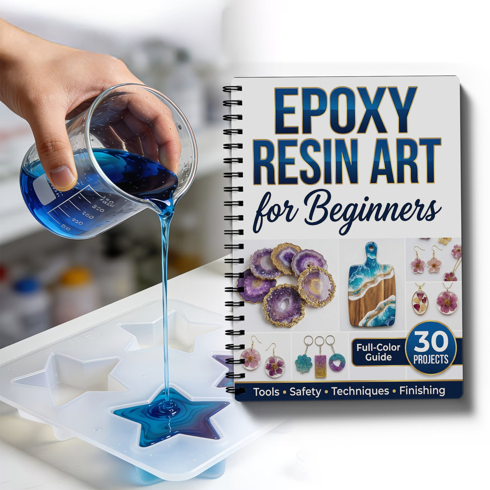Epoxy Resin Art Book Guide Lea – Resin Art Guide Book recenzja i cena