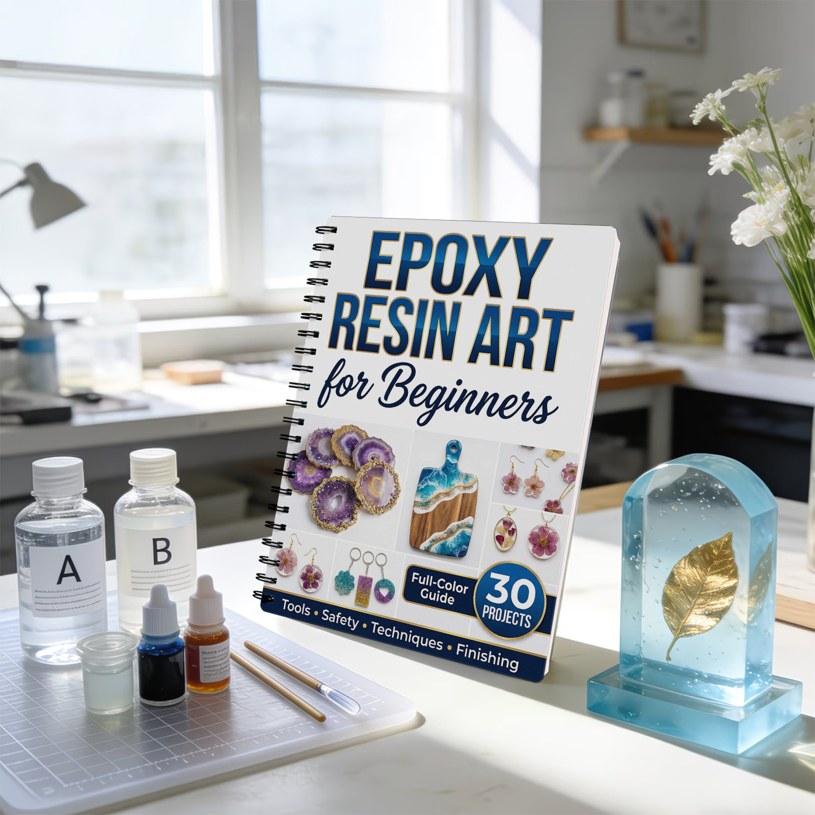 Epoxy Resin Art Book Guide Lea – Resin Art Guide Book recenzja i cena