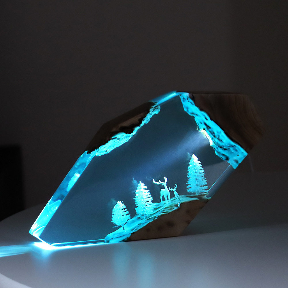 Forest Fairy Deer Desktop Art  – Resin Art And Decor recenzja i cena