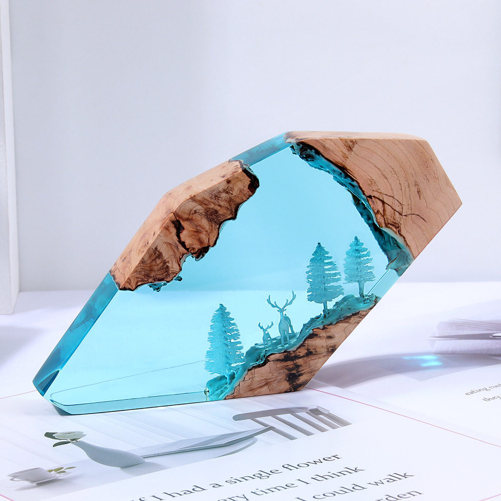 Forest Fairy Deer Desktop Art  – Resin Art And Decor recenzja i cena