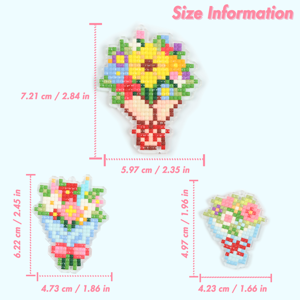 FOREVER YOUNG 3PCS Bouquet Acr – Resin Art Painting recenzja i cena