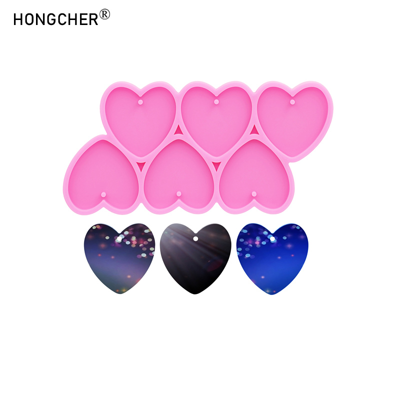 Shiny mirror love epoxy resin  – Resin Art Heart recenzja i cena
